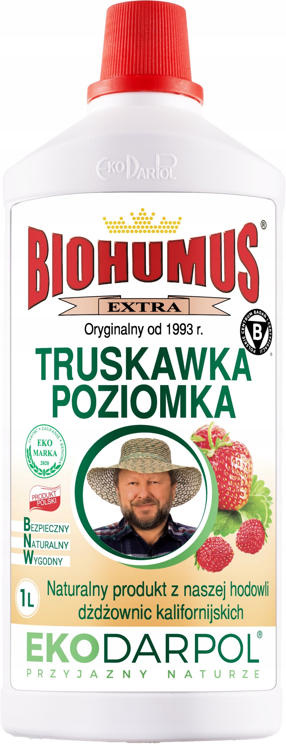 EKODARPOL BIOHUMUS EXTRA STRAWBERRY, fertilizer 1L