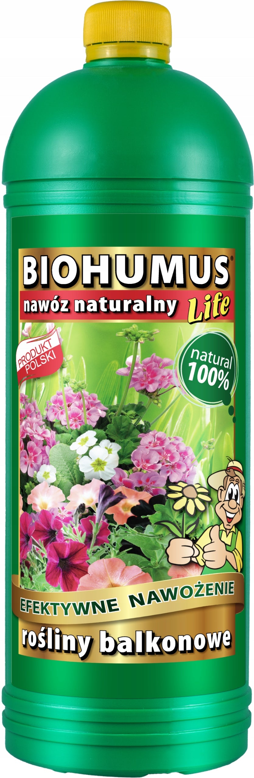 EKODARPOL BIOHUMUS LIFE BALCONY natural fertilizer for balcony plants 1L