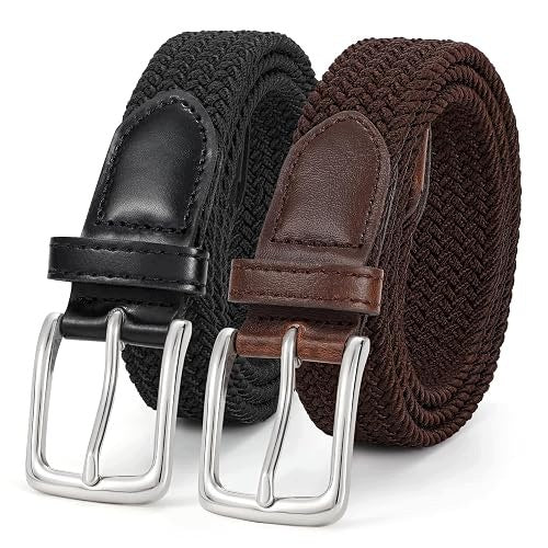 ELASTIC BRAIDED STRAP FOR MEN AND WOMEN FOR JEANS 3CM 2PCS Brand no brand