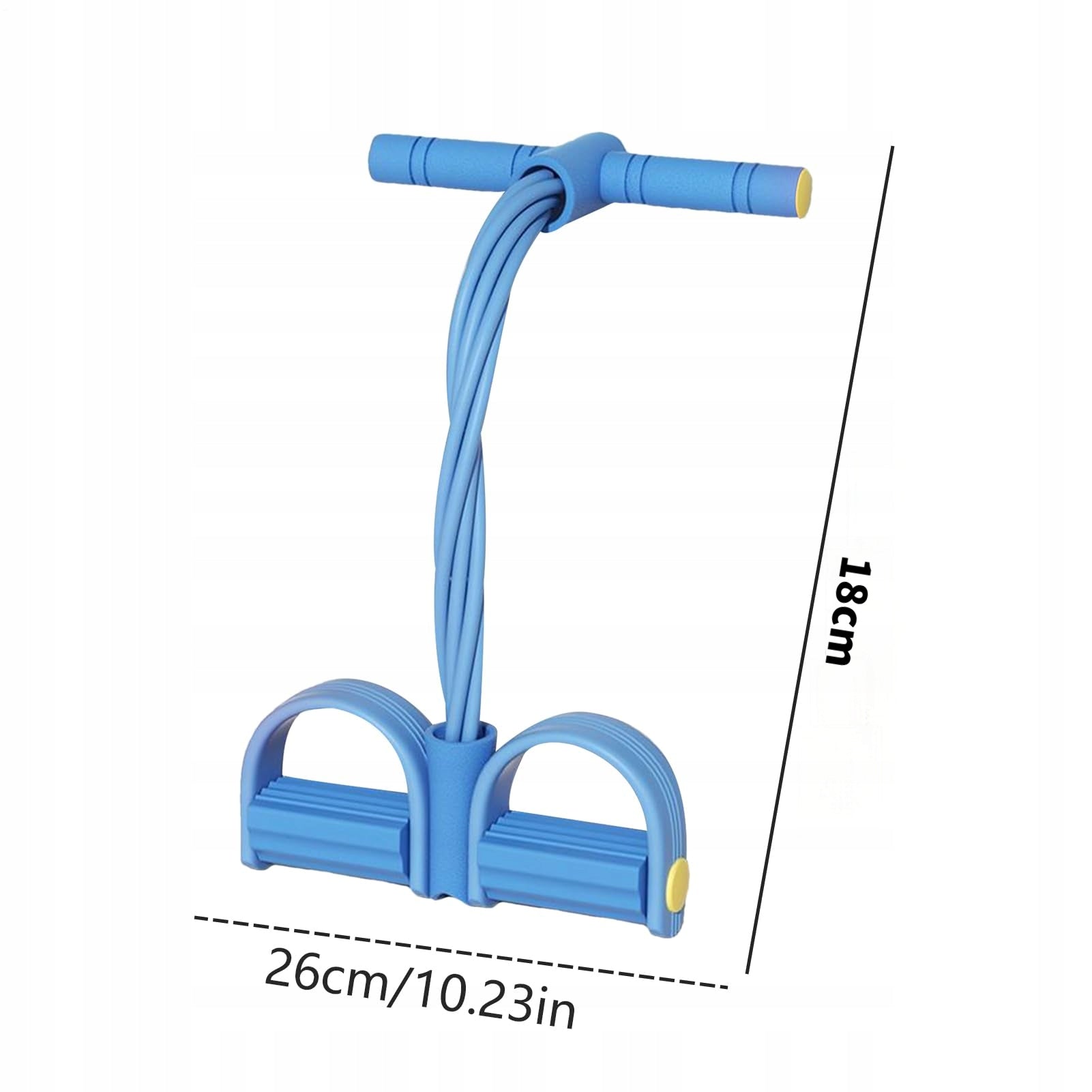 ELASTIC PEDAL PULLER FULL BODY EXERCISE RESISTANCE BAND-BLUE Brand no brand