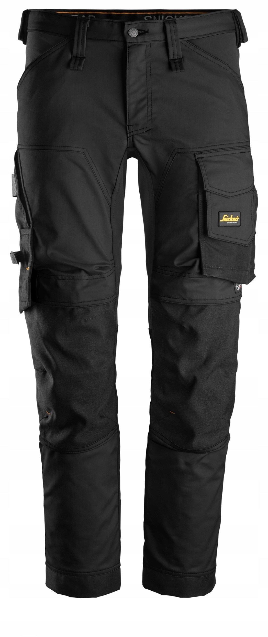 ELASTIC WORK LONG TROUSERS SNICKERS STRETCH BLACK SIZE 50