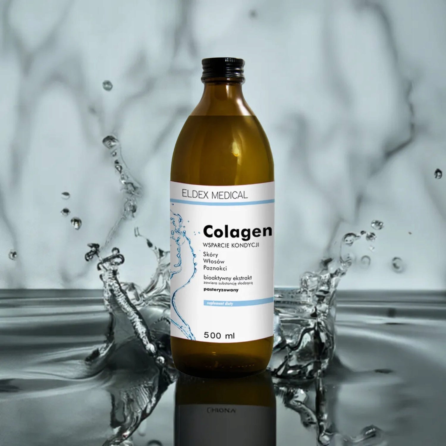 ELDEX MEDICAL COLAGEN Bioactive drink - collagen extract with vitamin C 500ml Medical device no