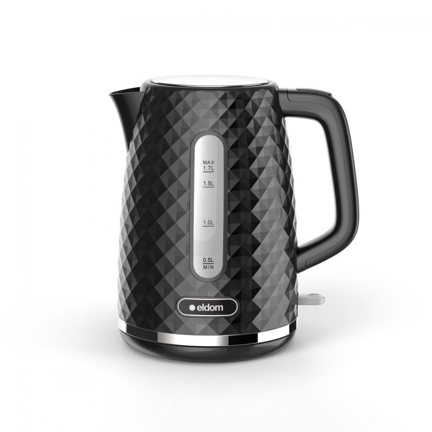 ELDOM KETTLE ELLI,1,7 L,POWER 2200 W,BLACK,STR