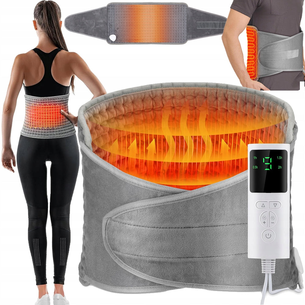 ELECTRIC BACK HEATING BELT Thermal Mat TEMPERATURE CONTROL 75W 129x30cm