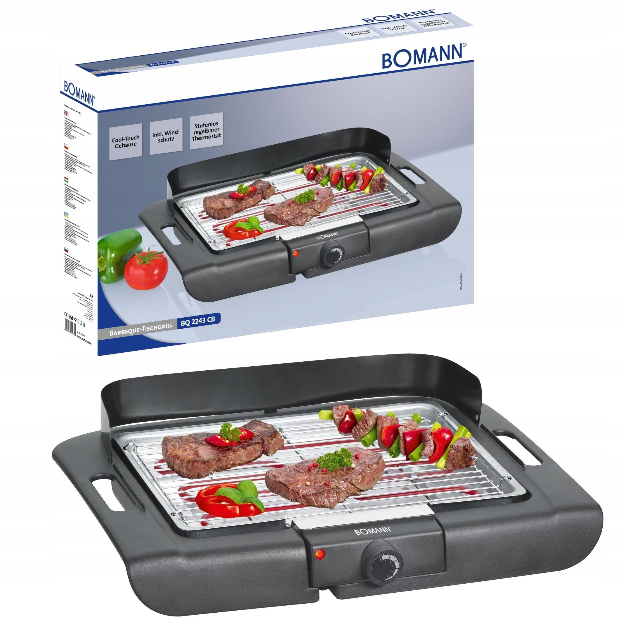 ELECTRIC BARBECUE GRILL BOMANN BQ622431