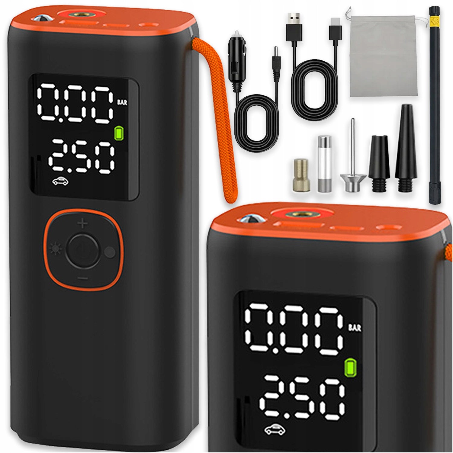 ELECTRIC BICYCLE PUMP BATTERY COMPRESSOR FOR CAR BIKE 90W