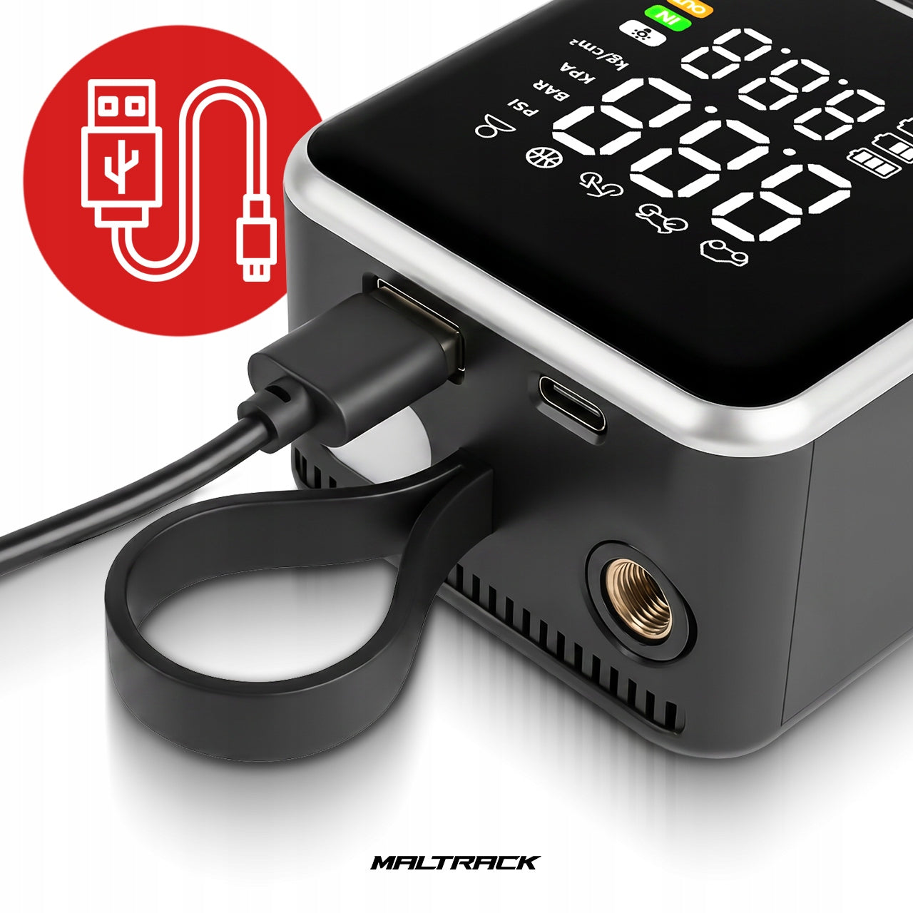 ELECTRIC BICYCLE PUMP BATTERY COMPRESSOR POWERBANK 4000 mAh Kind electric