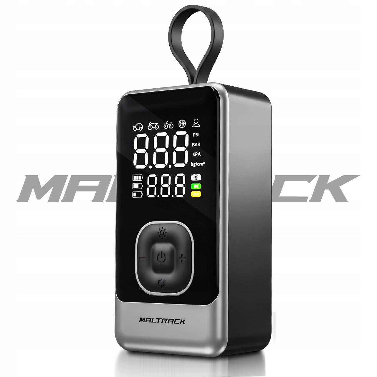 ELECTRIC BICYCLE PUMP BATTERY COMPRESSOR POWERBANK 4000 mAh Packaging status original