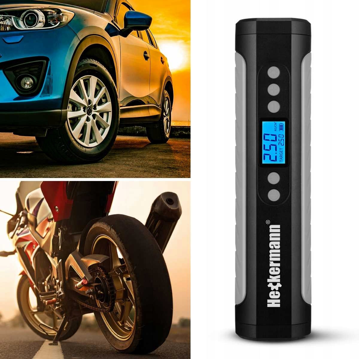 ELECTRIC BICYCLE PUMP WIRELESS COMPRESSOR FOR BIKE 2000 mAh Color black