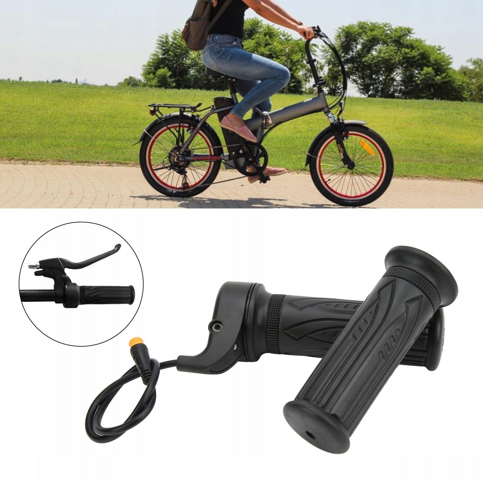 ELECTRIC BIKE ACCELERATION HANDLE PIPE DIAMETER 22,2 MM