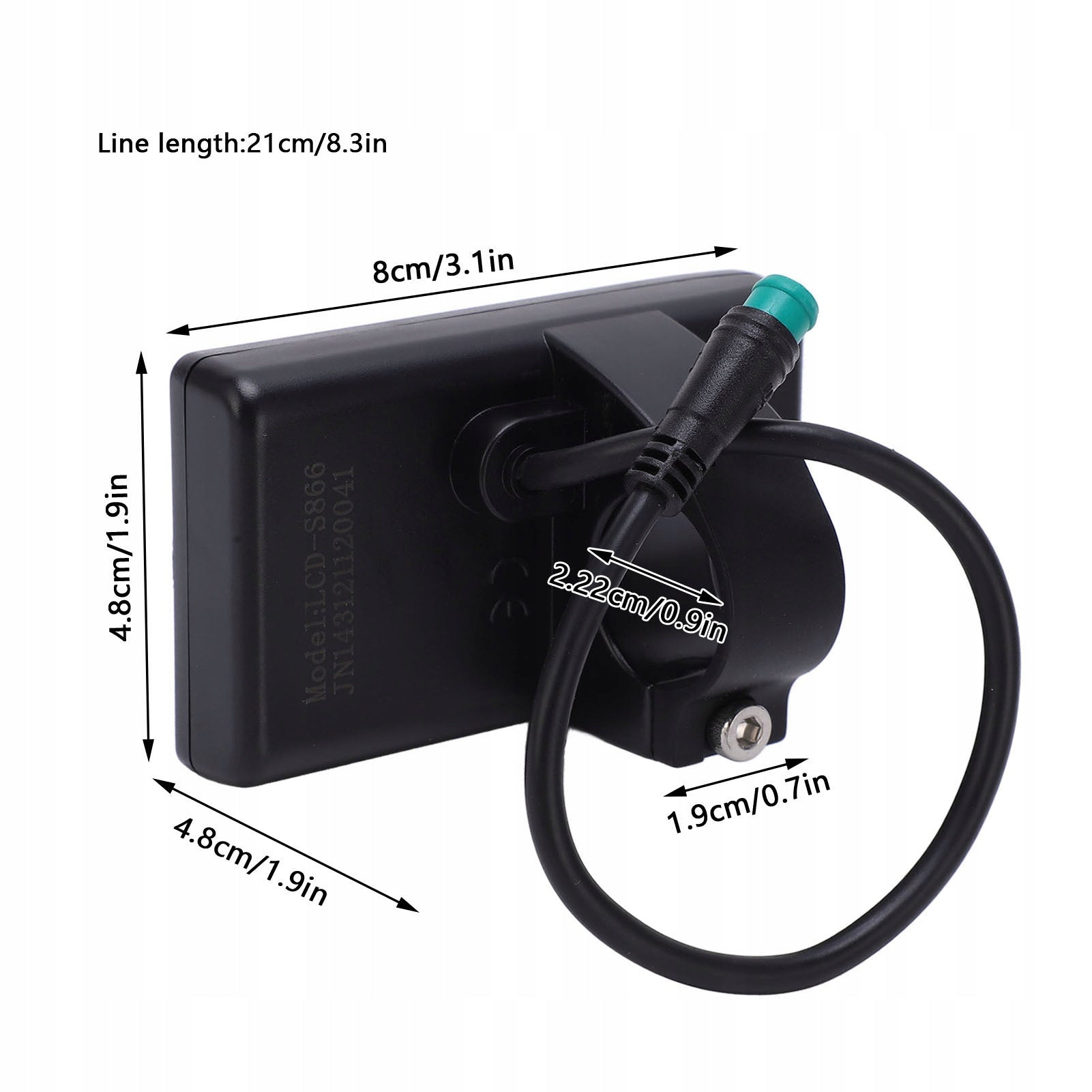 ELECTRIC BIKE LCD DISPLAY S866 Manufacturer code 700890119263