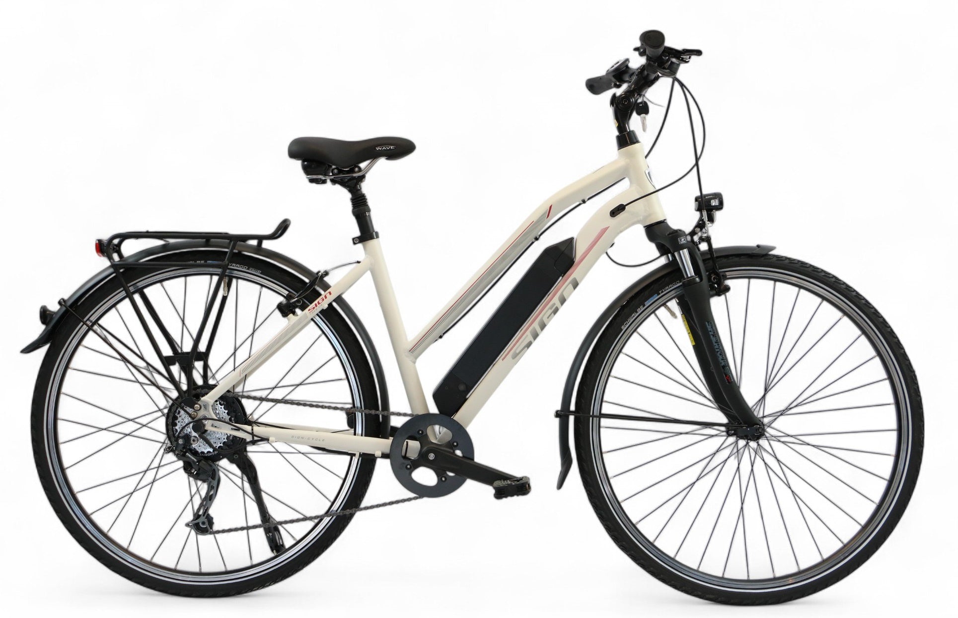ELECTRIC BIKE WOMEN'S 28" SHIMANO DEORE engine BAFANG range 80 km Manufacturer code 4617896