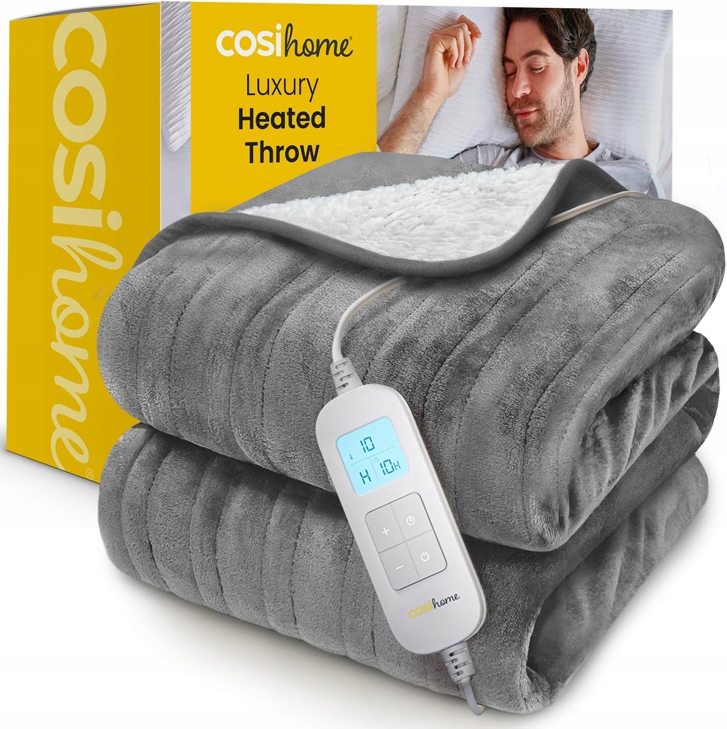 ELECTRIC BLANKET 180x130 THERMOFORS HEATING BLANKET 10 TEMPERATURES AUTO OFF