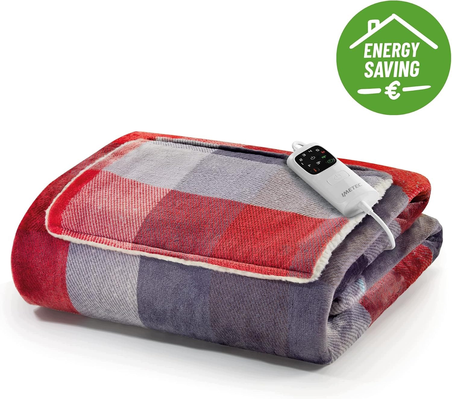 ELECTRIC BLANKET IMETEC ADAPTO VELVET 150X110 CM, 6 TEMPERATURES, LOW Medical device yes