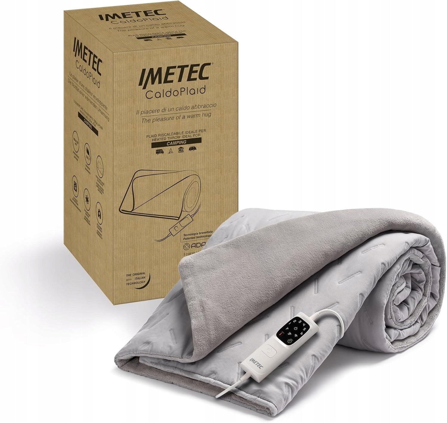 ELECTRIC BLANKET IMETEC CALDOPLAID ADAPTO 160X120 CM FOR TENT MOTORHOME
