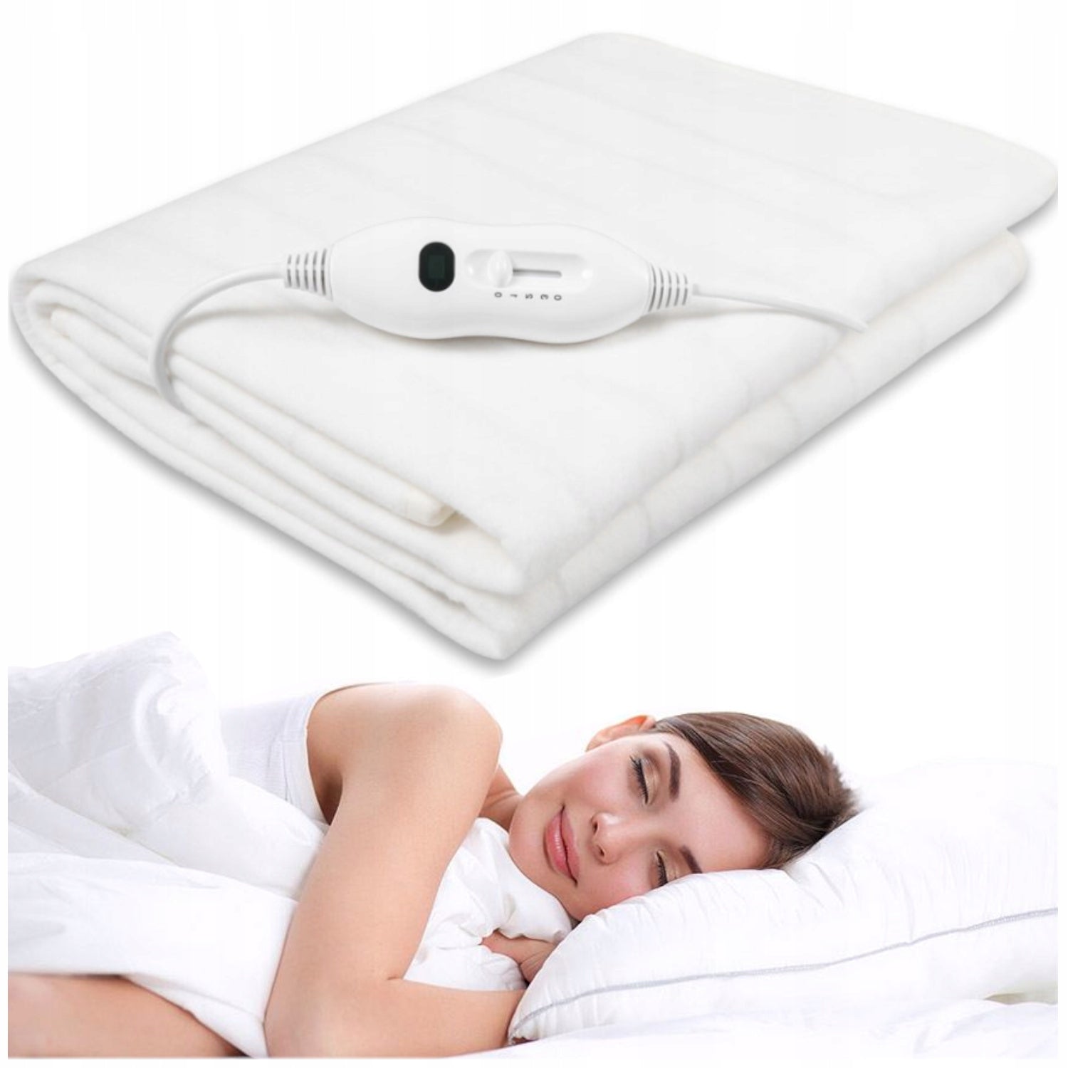 ELECTRIC BLANKET WARM SOLID 3 MODES + REMOTE CONTROL FREEBIE