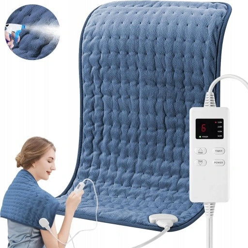 ELECTRIC BLANKET WARM THICK HEATING MAT WITH ADJUSTABLE TIMER 6 MODES