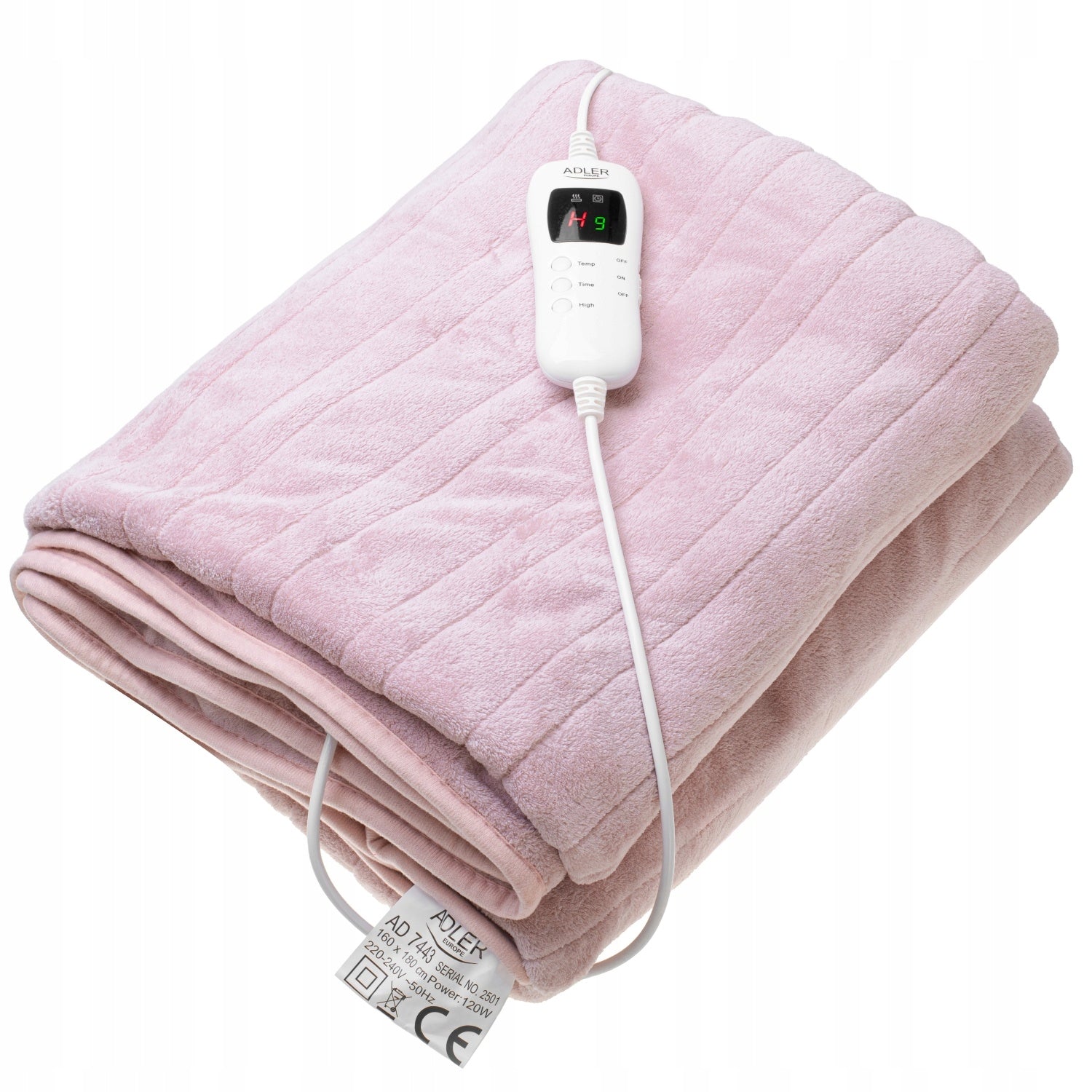 ELECTRIC BLANKET WRAPPING Fleece Heating Mat 160x180cm Timer LCD Remote Control Packaging status original