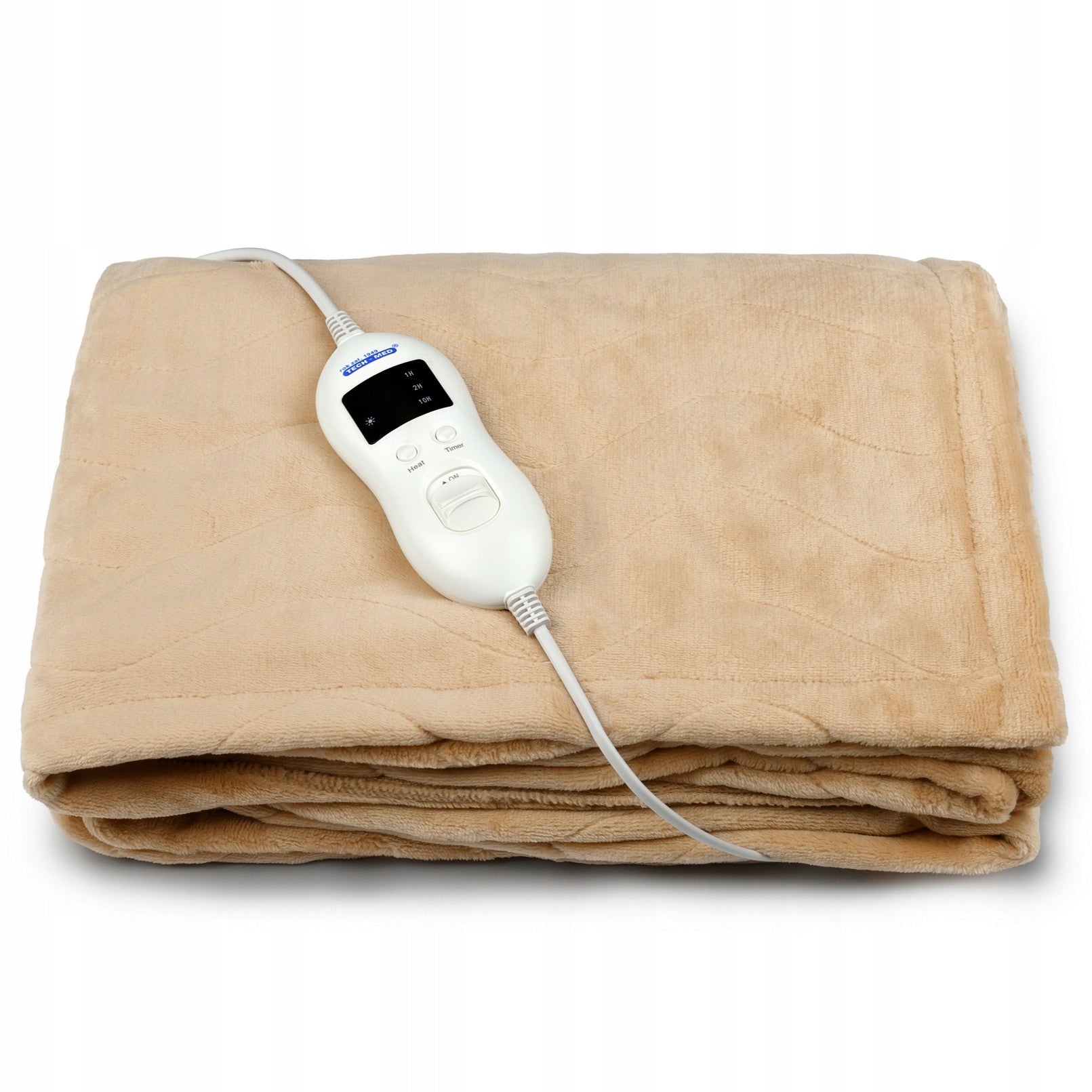 ELECTRIC BLANKET soft heated HEATING 160x120cm remote control LARGE TECH-MED EAN (GTIN) 5901812545527