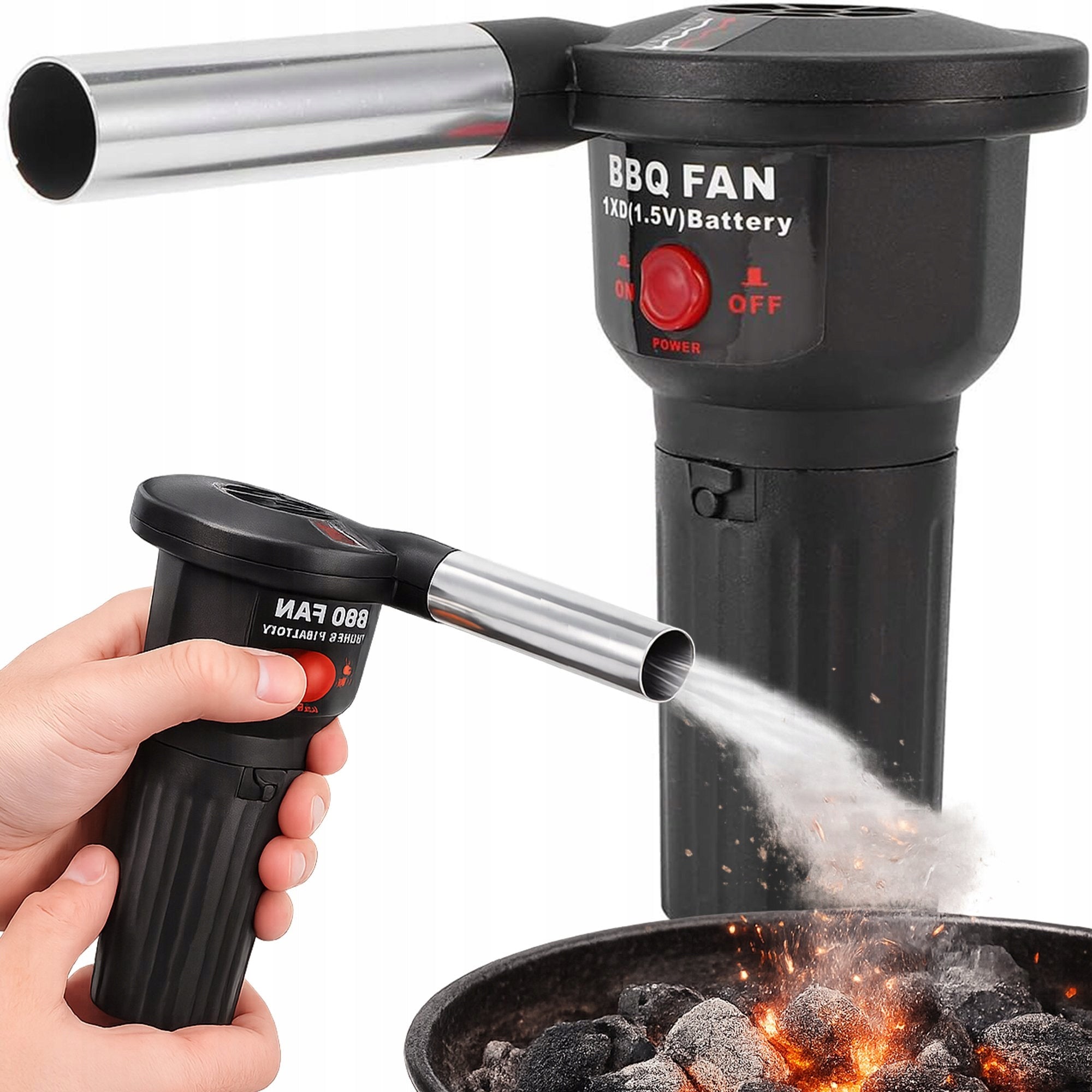 ELECTRIC BLOWER FOR LIGHTING THE FIREPLACE GRILL FIREPLACE FAN