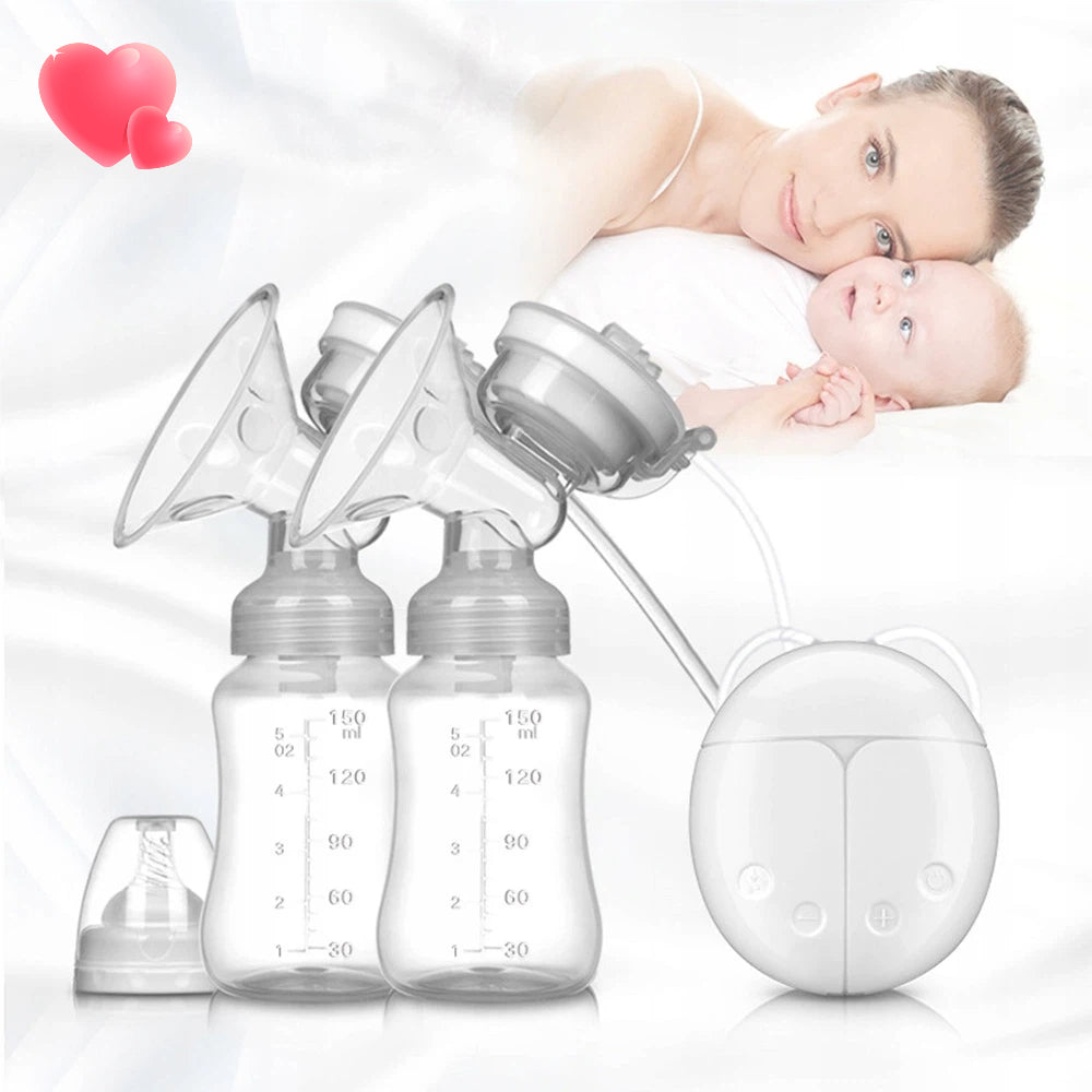 ELECTRIC BREAST PUMP DOUBLE 4 MODES INTENSITY ADJUSTMENT COMFORT