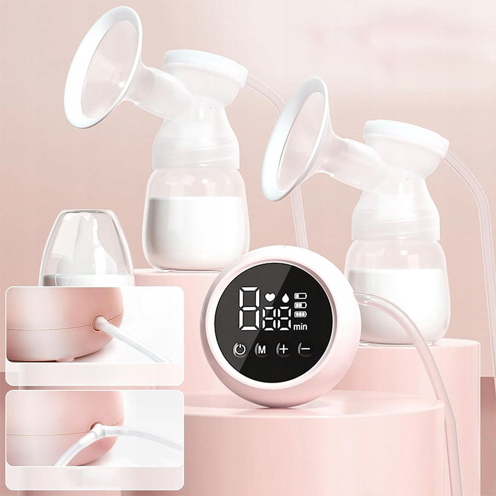 ELECTRIC BREAST PUMP DOUBLE TWO-PHASE MILK EXTRACTOR 3 LEVELS BPA FREE Medical device no