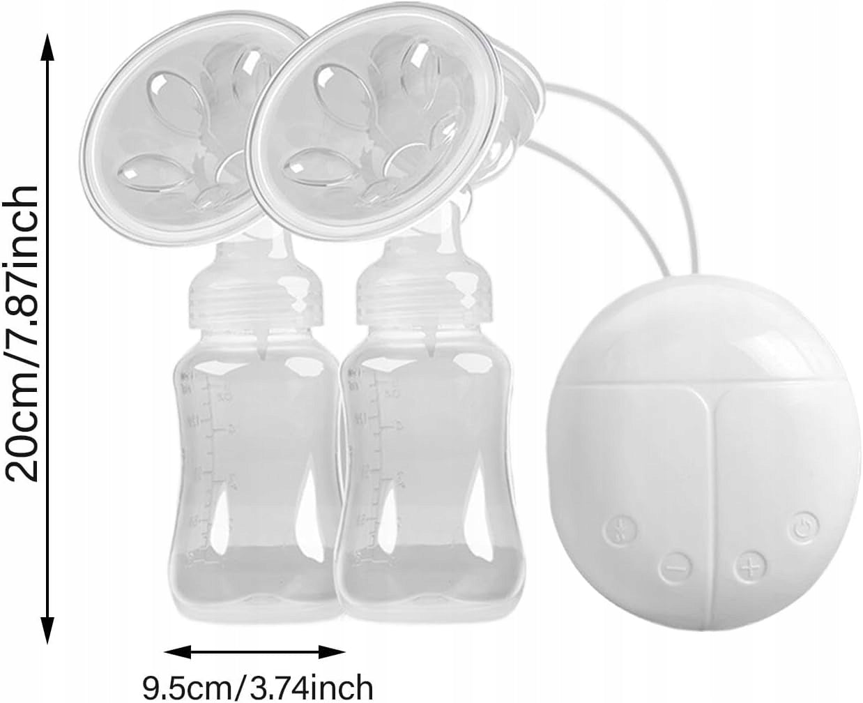 ELECTRIC BREAST PUMP Dual WIRELESS TWO-PHASE+ Aku BPA FREE Brand no brand