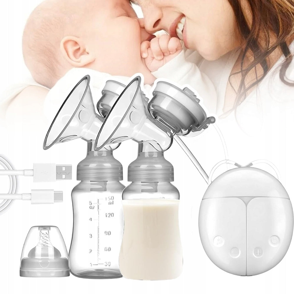 ELECTRIC BREAST PUMP Dual WIRELESS TWO-PHASE+ Aku BPA FREE