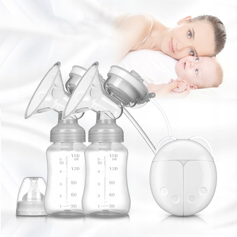 ELECTRIC BREAST PUMP PORTABLE DOUBLE-SIDED USB QUIET 2 MODES 9 LEVELS Medical device no