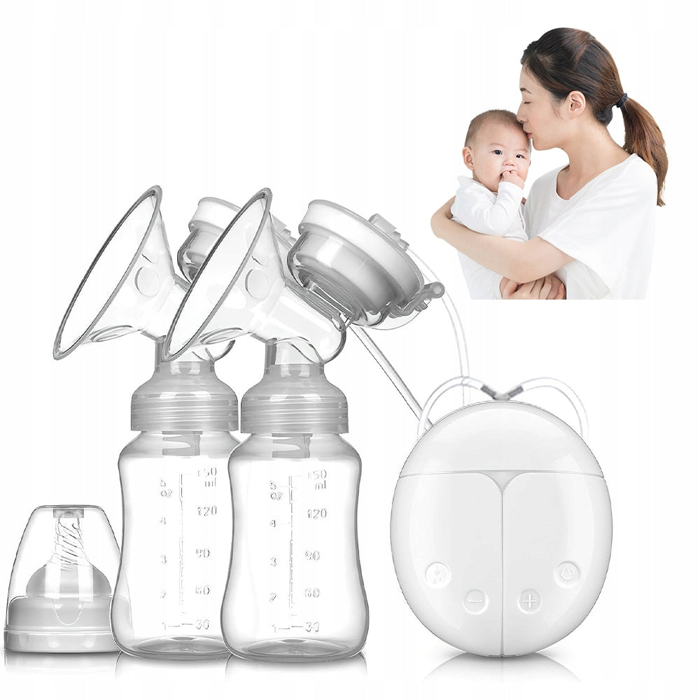 ELECTRIC BREAST PUMP PORTABLE DOUBLE-SIDED USB QUIET 2 MODES 9 LEVELS Packaging status original