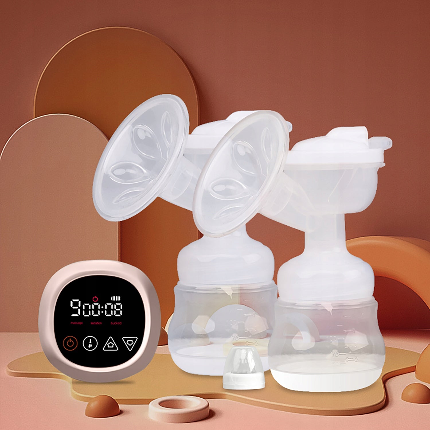 ELECTRIC BREAST PUMP THREE-PHASE EXTRACTOR NICEKIDS 2IN1 BPA FREE Manufacturer code LAKTATOR ELEKTRYCZNY TRZYFAZOWY