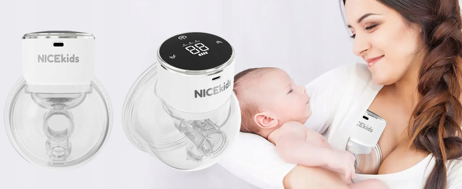 ELECTRIC BREAST PUMP THREE-PHASE PORTABLE EXTRACTOR NICEKIDS BPA FREE EAN (GTIN) 5904158314956