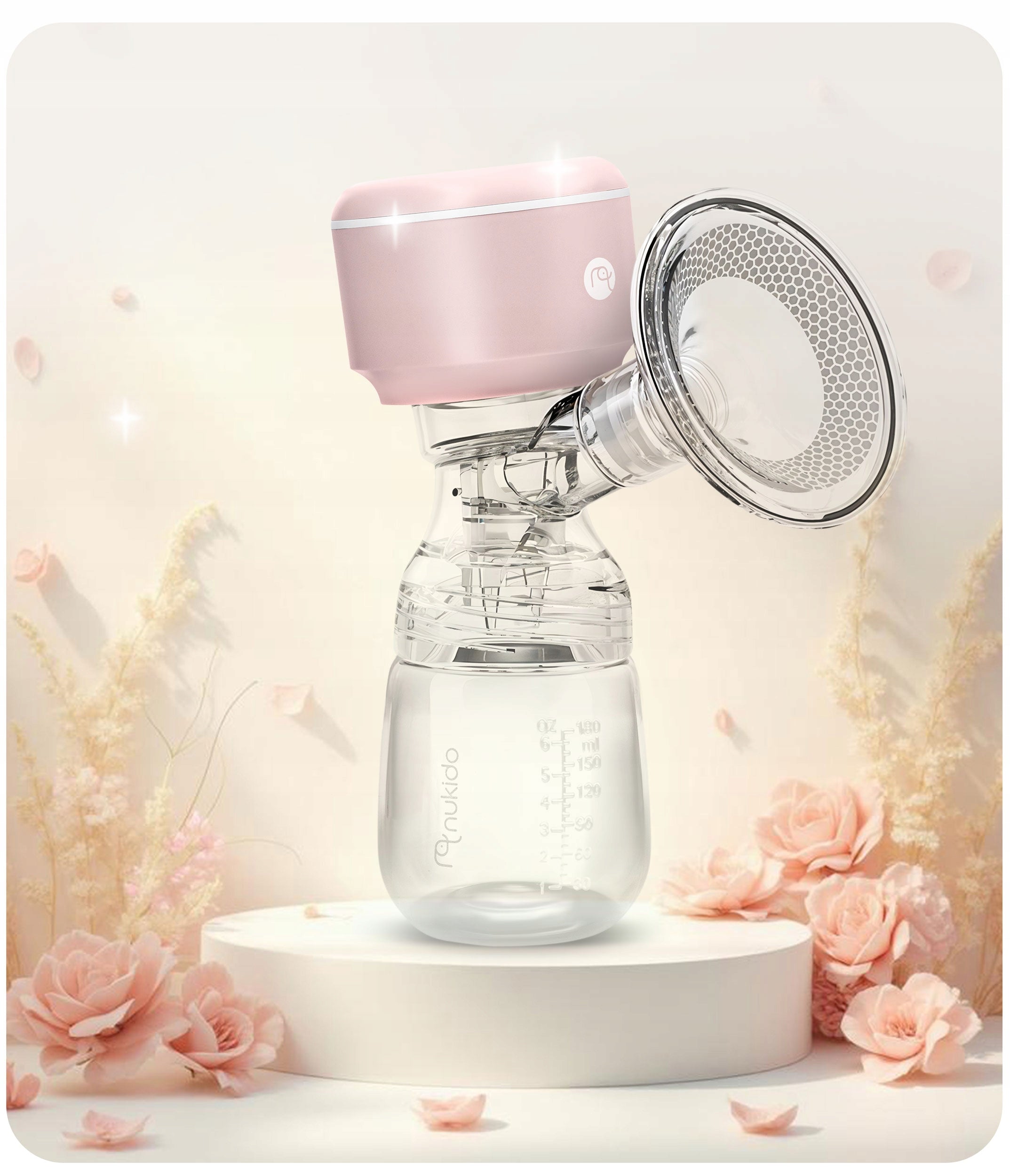 ELECTRIC BREAST PUMP WIRELESS PORTABLE THREE-PHASE NUKIDO SET Packaging status original