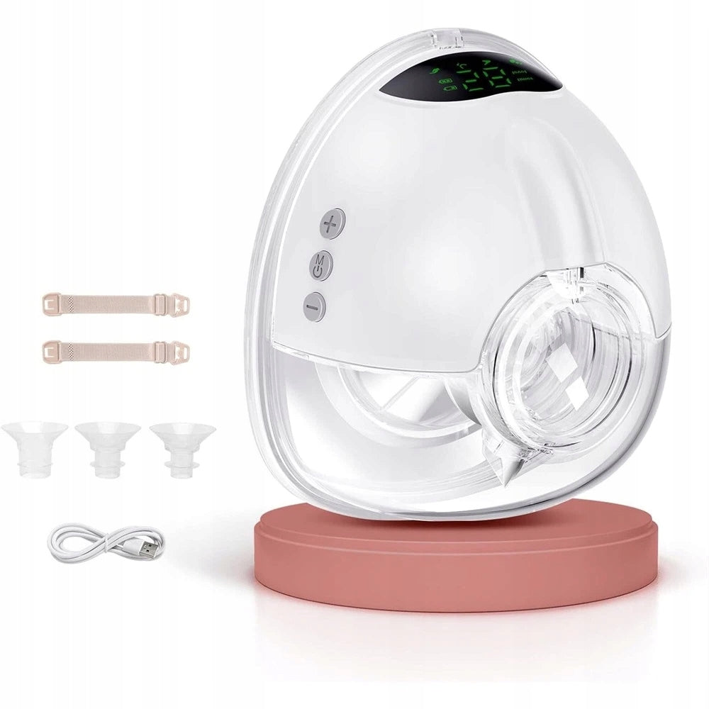 ELECTRIC BREAST PUMP WIRELESS SHELL HANDS-FREE 4 MODES PORTABLE