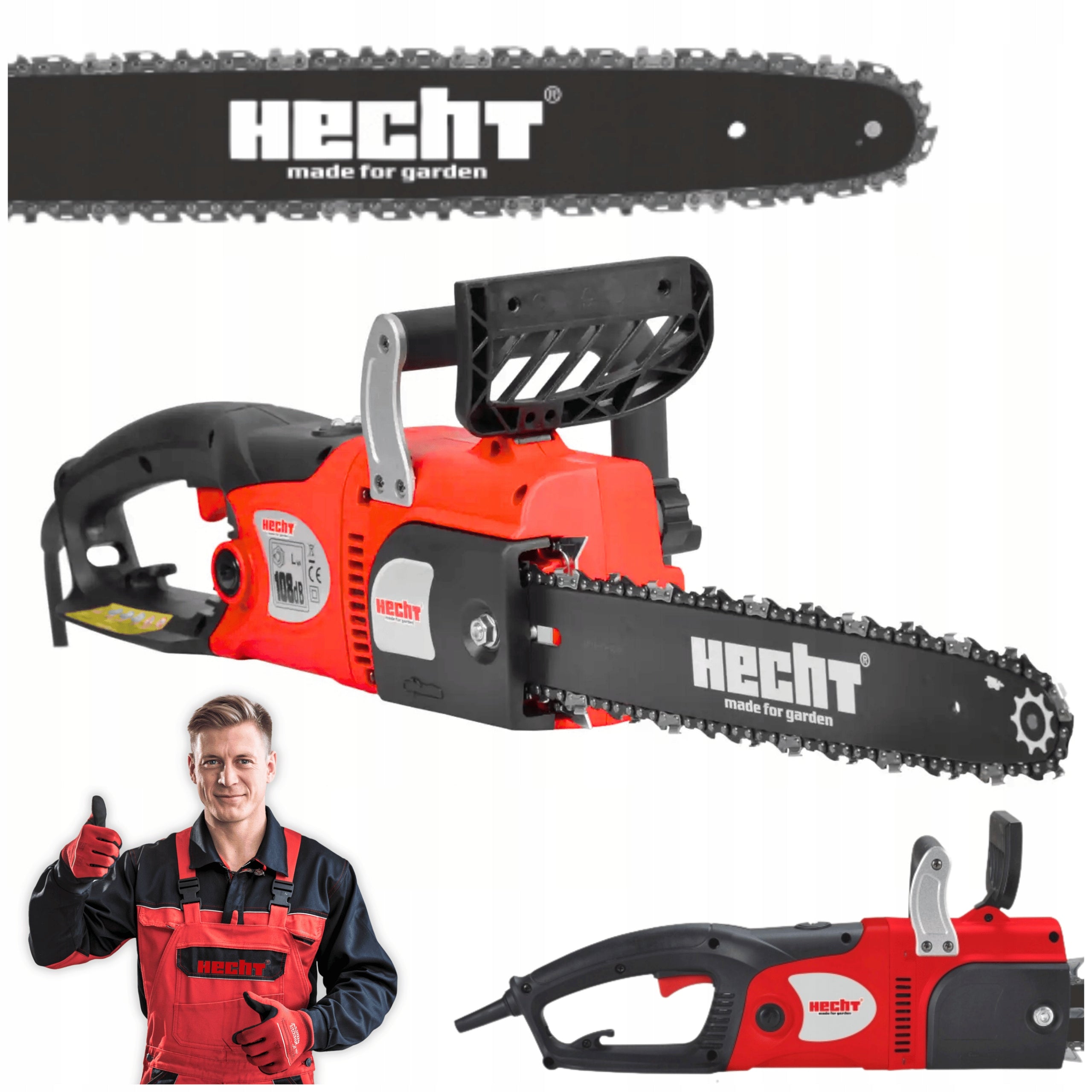 ELECTRIC CHAINSAW HECHT 2260 GUIDE 40 CM, SOFT START