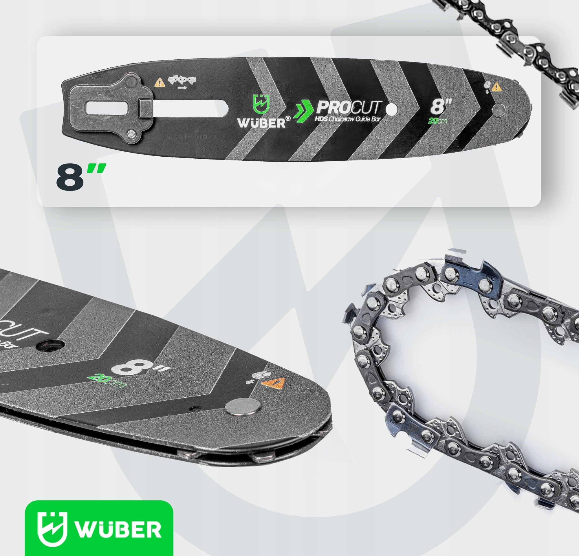 ELECTRIC CHAINSAW SAW ON TELESCOPIC BOOM STRONG WUBER Chain manufacturer Wuber