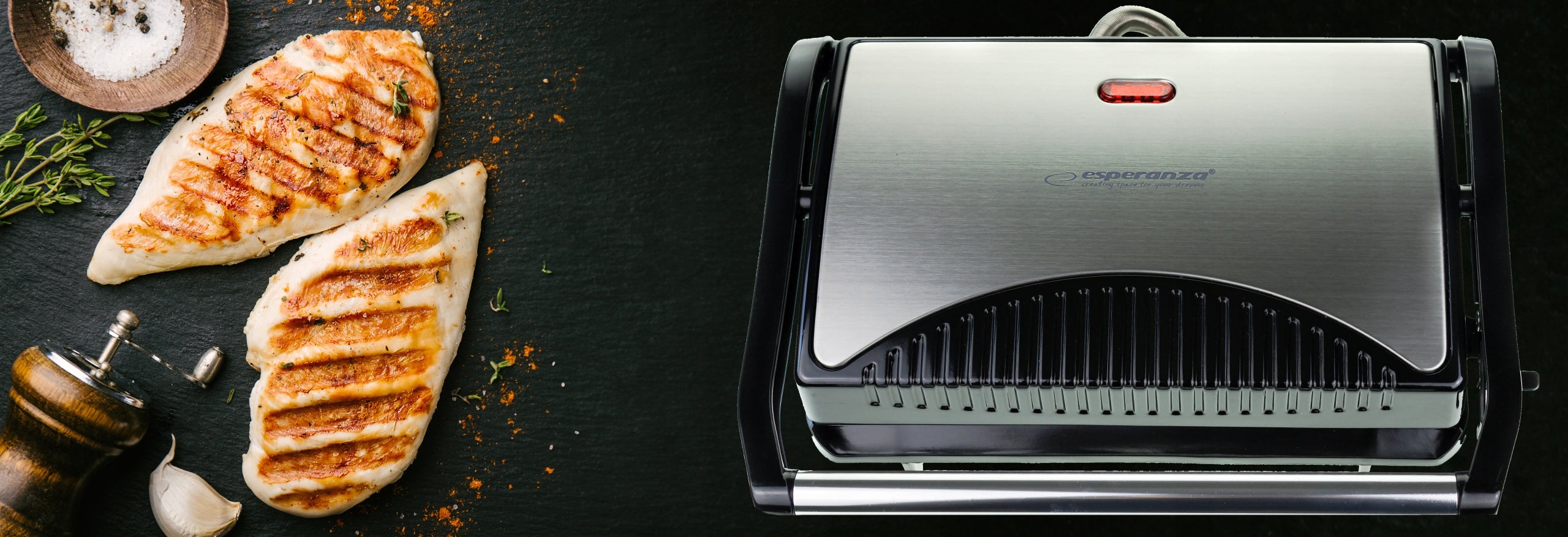 ELECTRIC CONTACT GRILL CERAMIC TOASTER Brand Esperanza