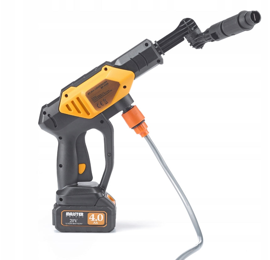 ELECTRIC CORDLESS PRESSURE WASHER STRONG 4AH 60 BAR STRONG Operating pressure 38 bar