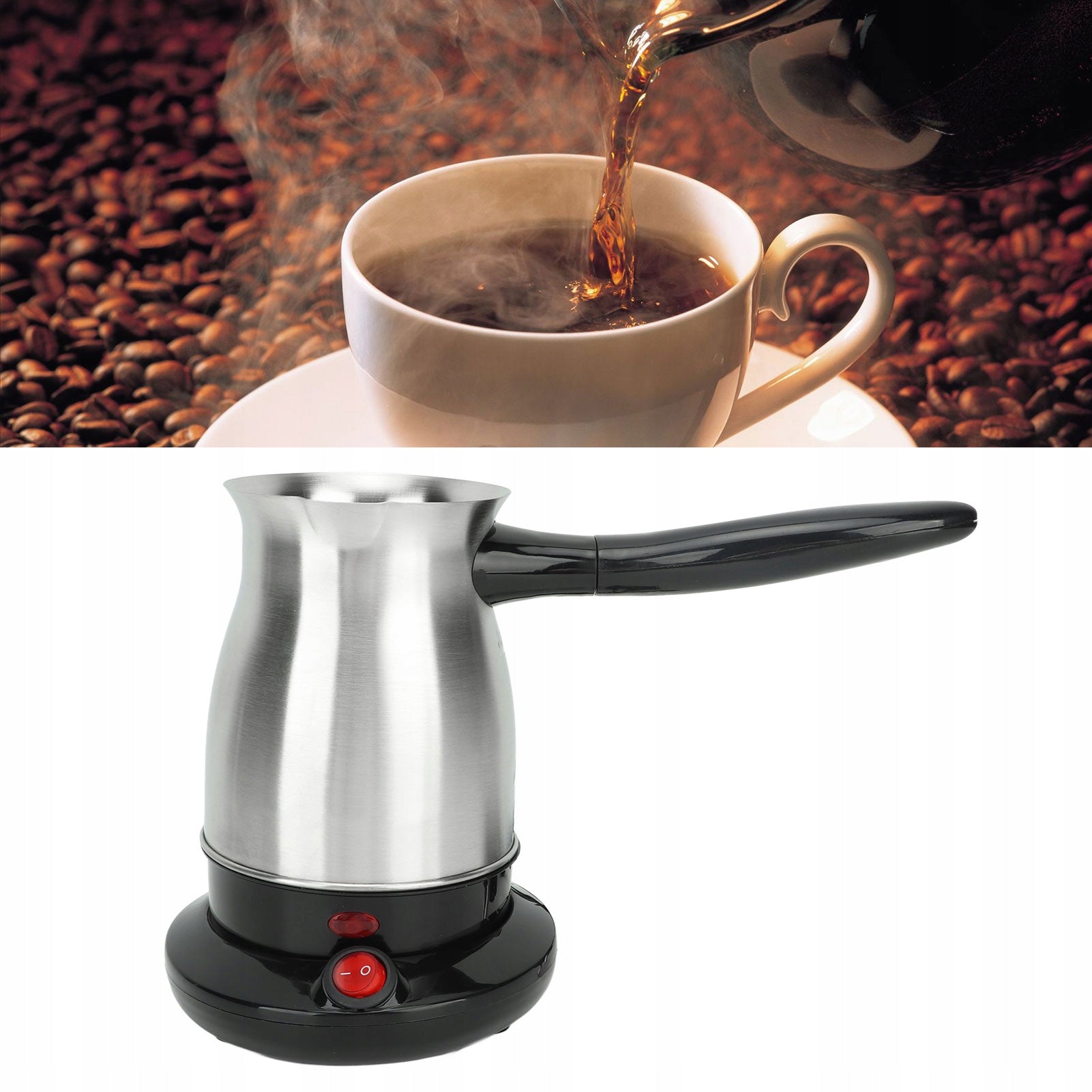 ELECTRIC CRUCIBLE FOR COFFEE TURKISH COFFEE MAKER 600ml EAN (GTIN) 0682838026300