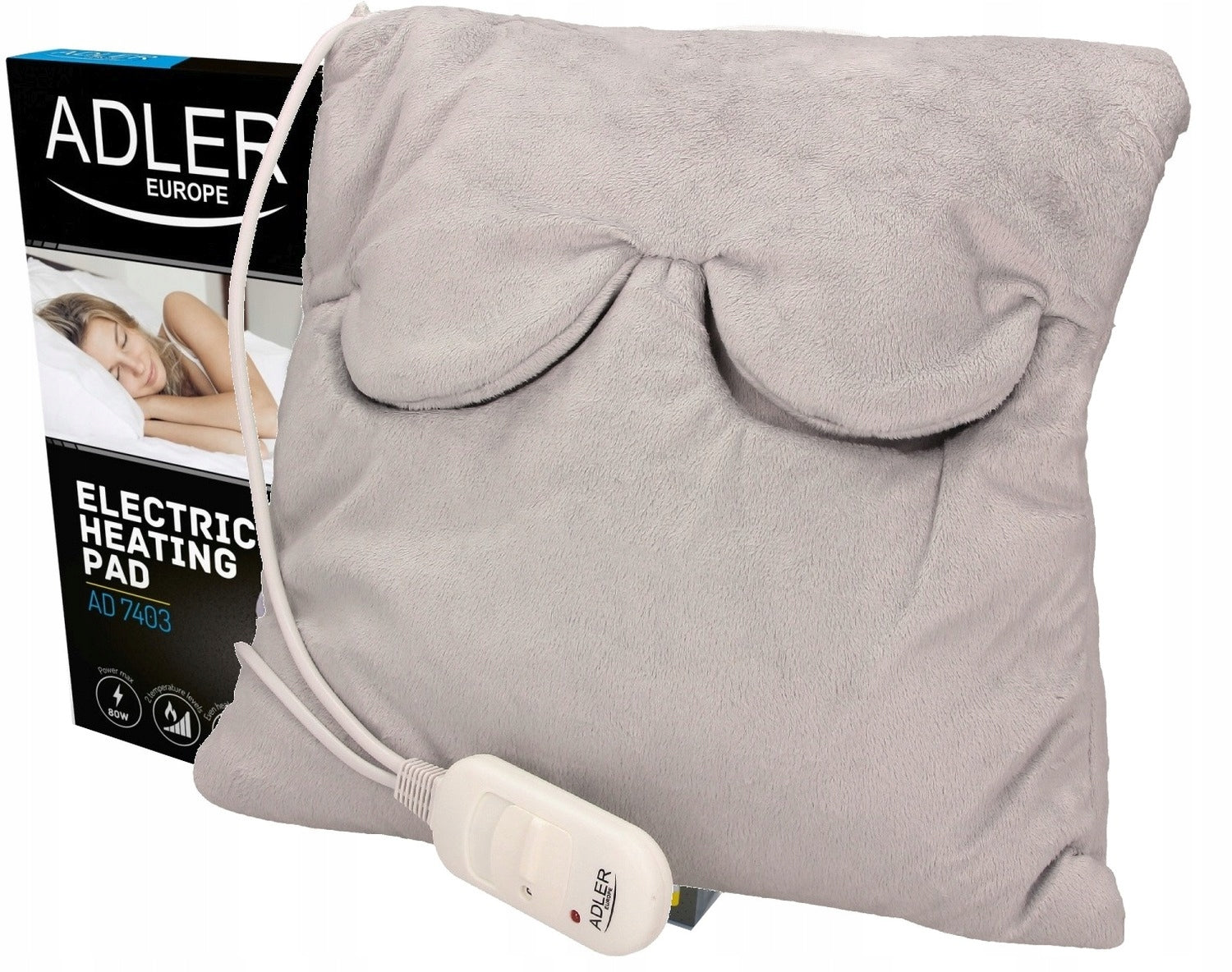 ELECTRIC CUSHION WARMING FOOT MAT HOT WATER BOTTLE HEATER SOOTHES PAIN 80W Color brown