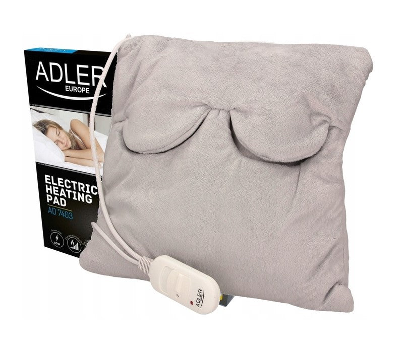 ELECTRIC CUSHION WARMING HOT WATER BOTTLE TEMPERATURE CONTROL GREY 80 IN