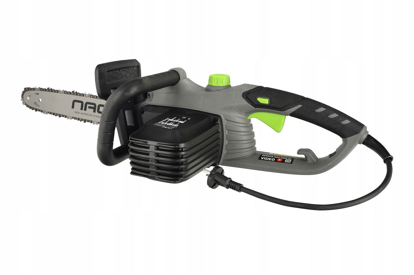 ELECTRIC Chainsaw Wood Saw NAC 1800 W 35cm Efficient 13m/s Guide length 35 cm
