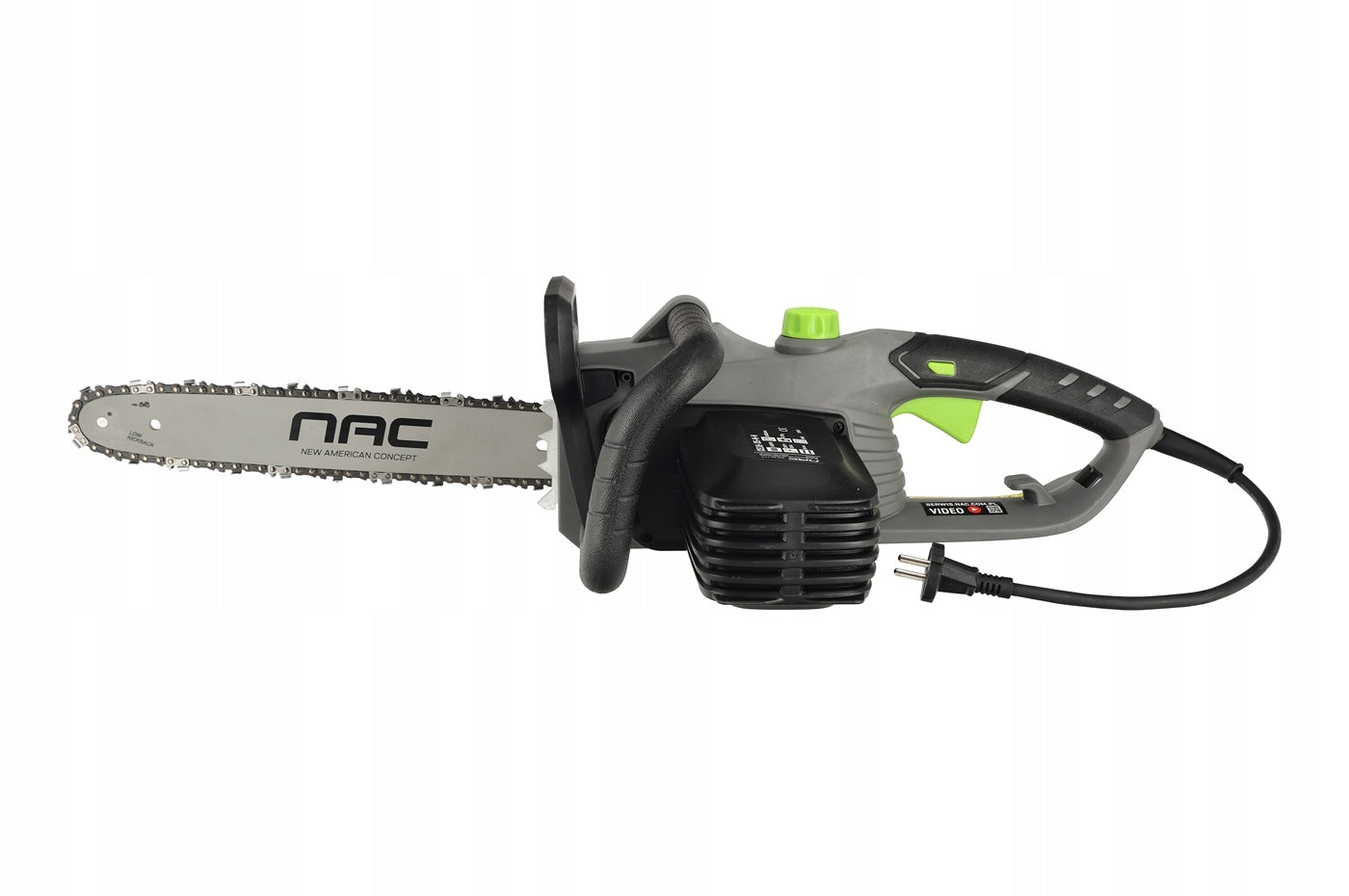 ELECTRIC Chainsaw Wood Saw NAC 1800 W 35cm Efficient 13m/s Power supply mains