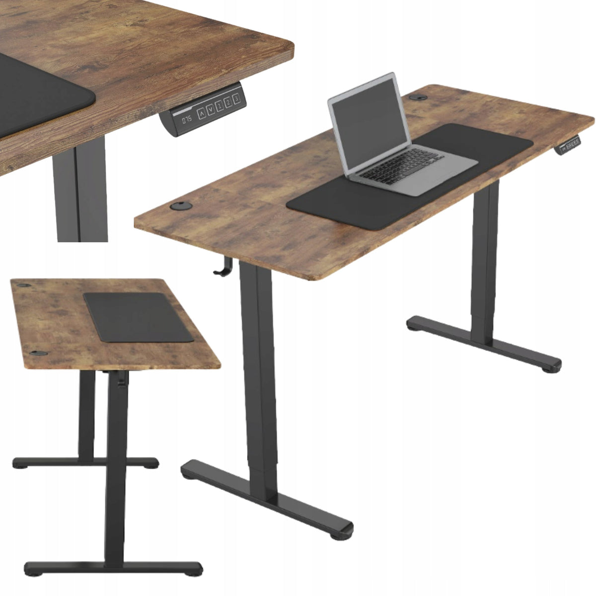 ELECTRIC DESK ADJUSTABLE 140X60 CM GAMING RAISED 72-118 CM LOFT