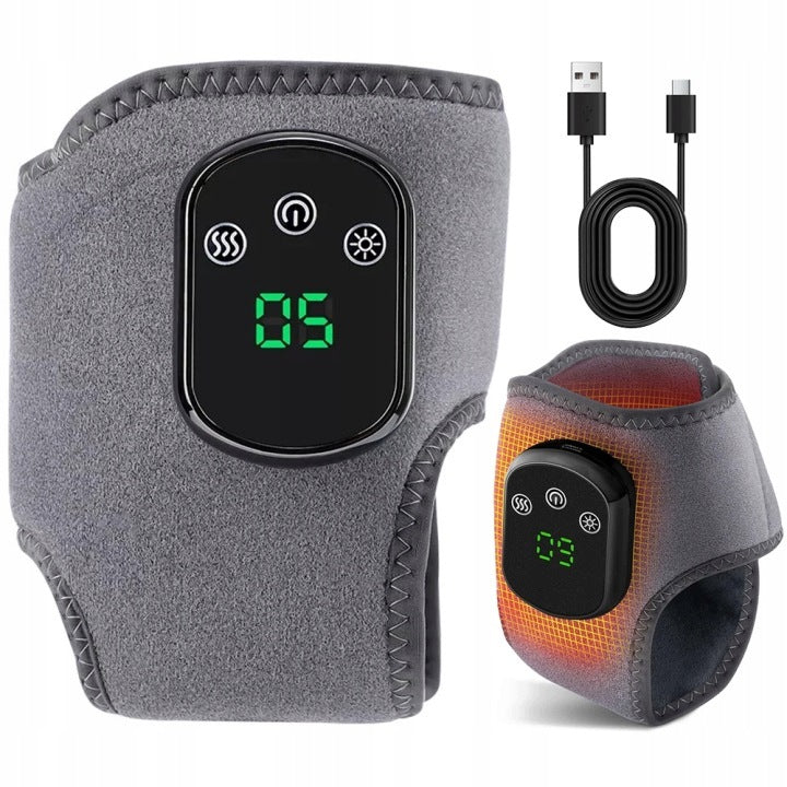 ELECTRIC FOOT ANKLE MASSAGER HEATED USB HEAT THERAPY
