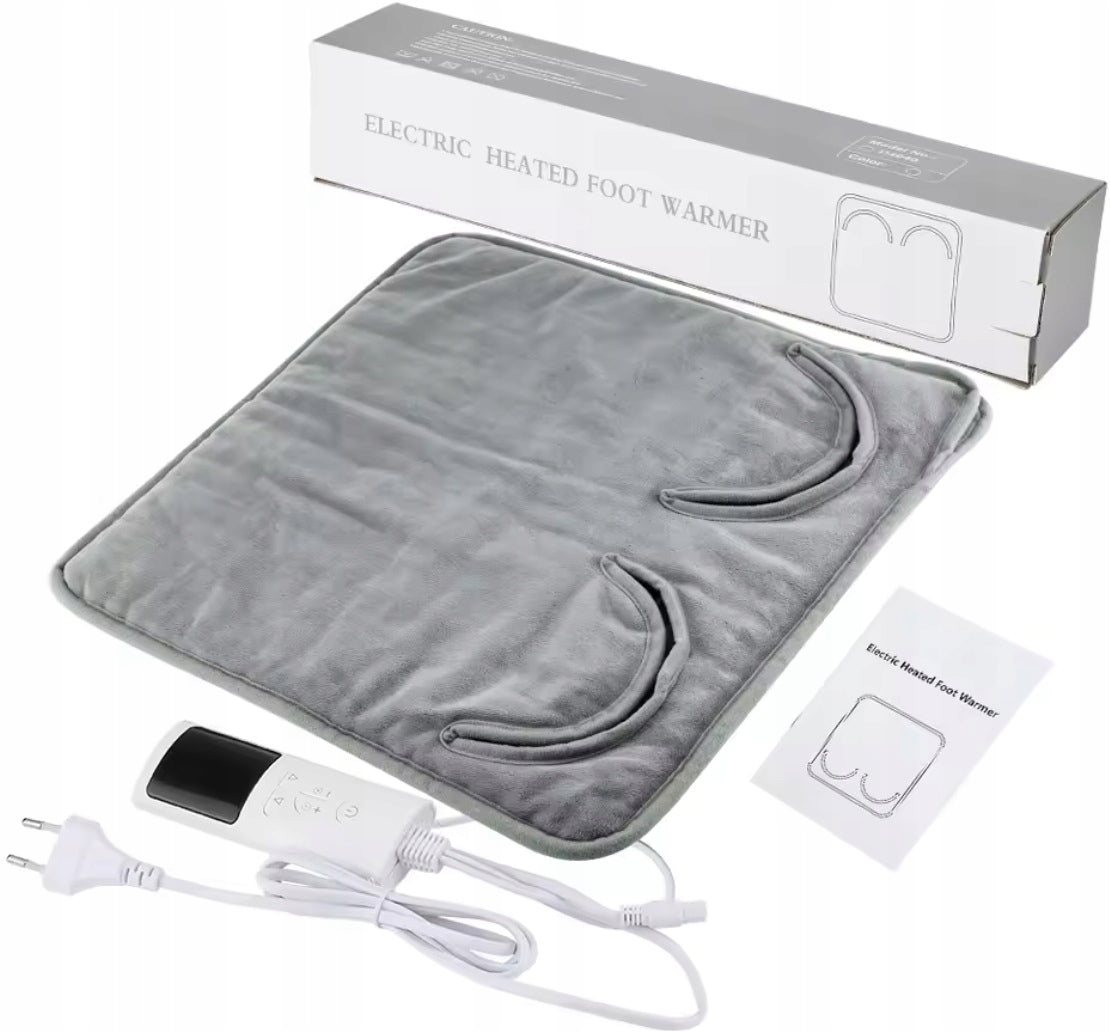 ELECTRIC FOOT HEATER HEATING PAD MAT BLANKET + REMOTE CONTROL 220V