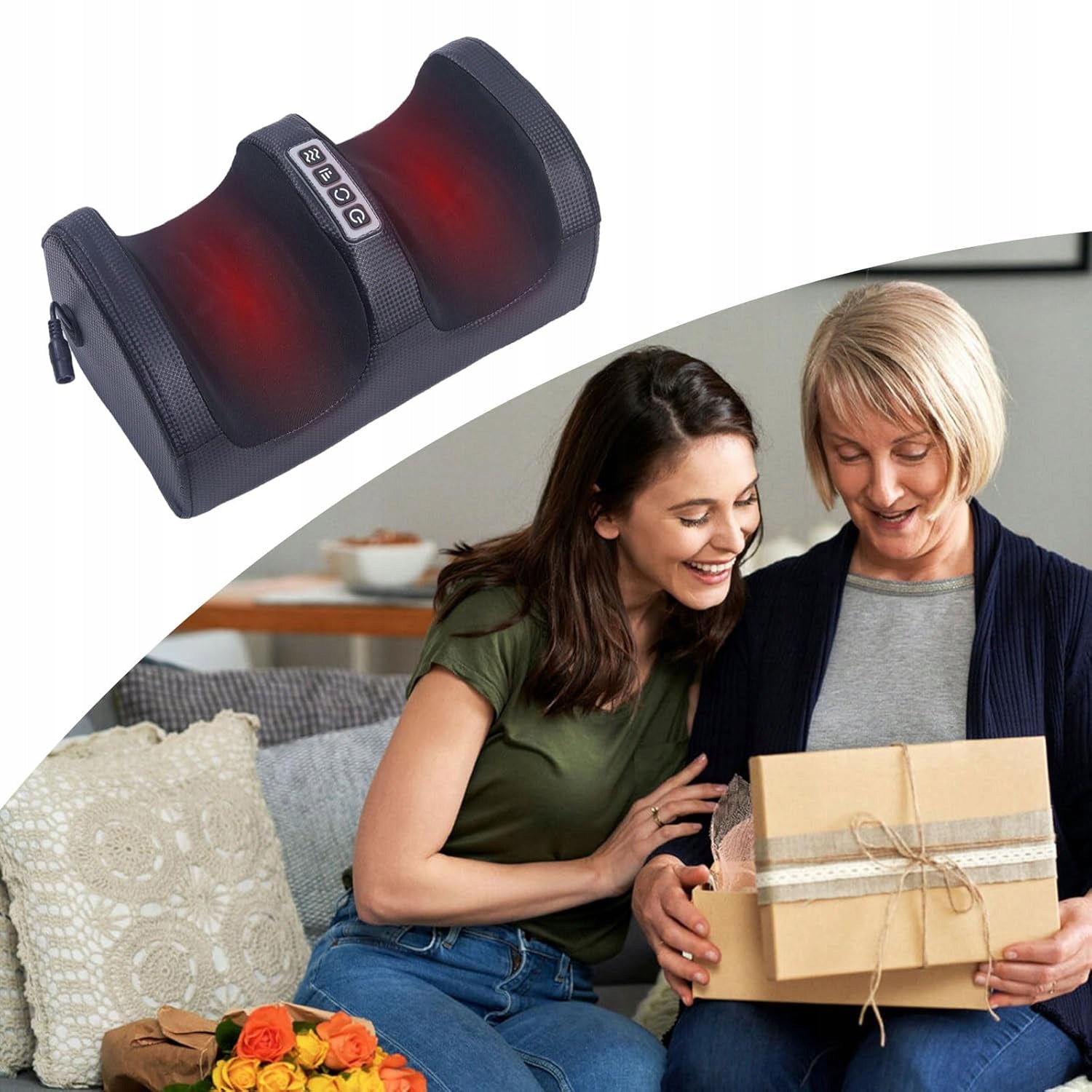 ELECTRIC FOOT MASSAGER SHIATSU WITH HEATING 4 MODELS - FULL BODY RELAXATION Brand no brand