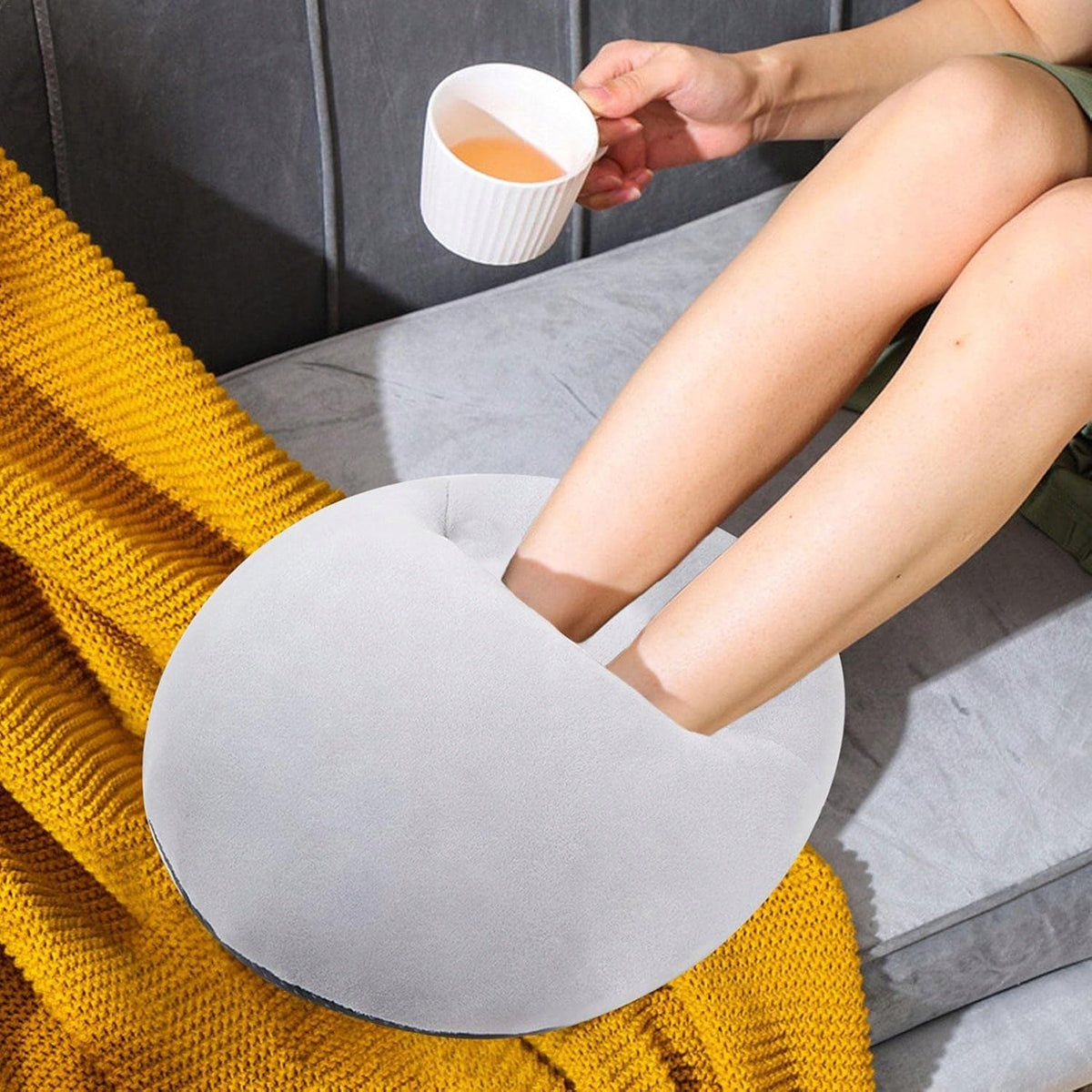 ELECTRIC FOOT WARMER CUSHION MAT HEATED USB Medical device no