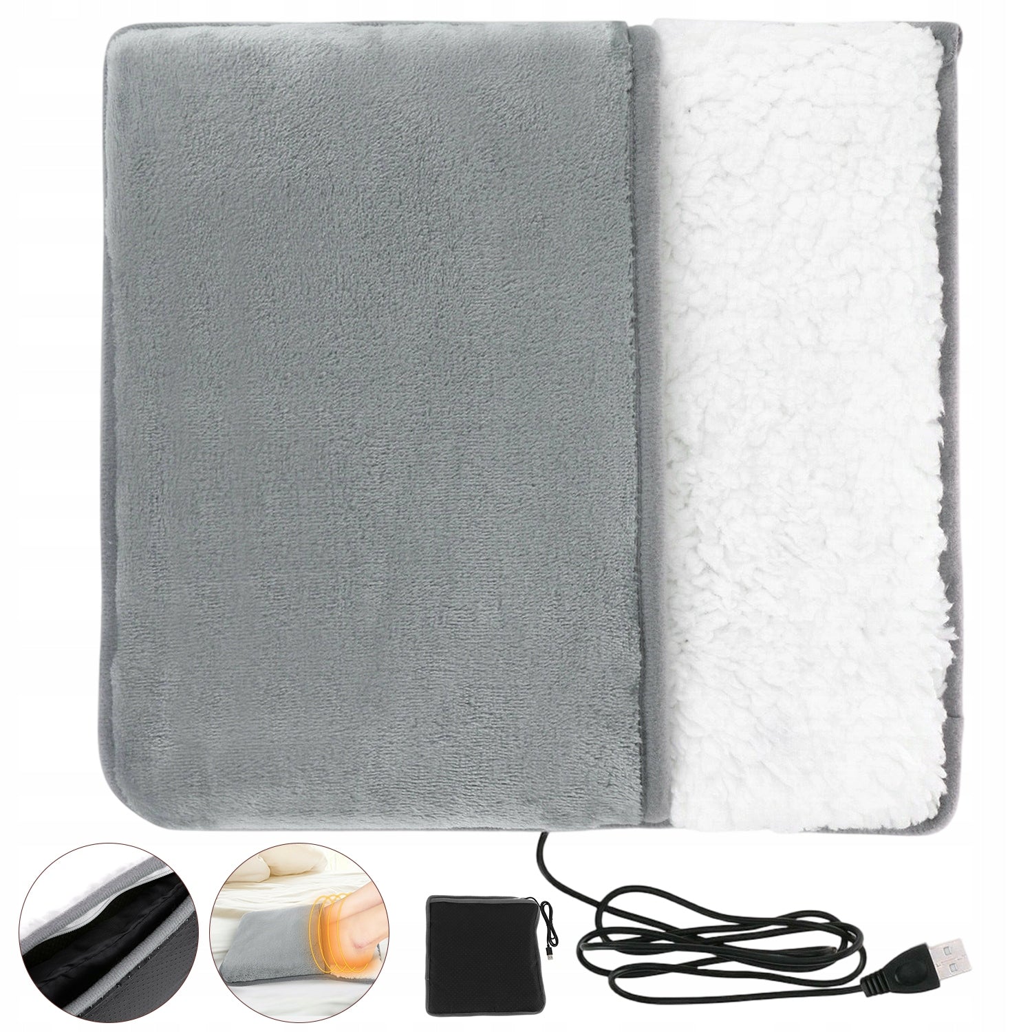 ELECTRIC FOOT WARMER SHOE WITH WASHING FUNCTION COLD FOOT WARMER