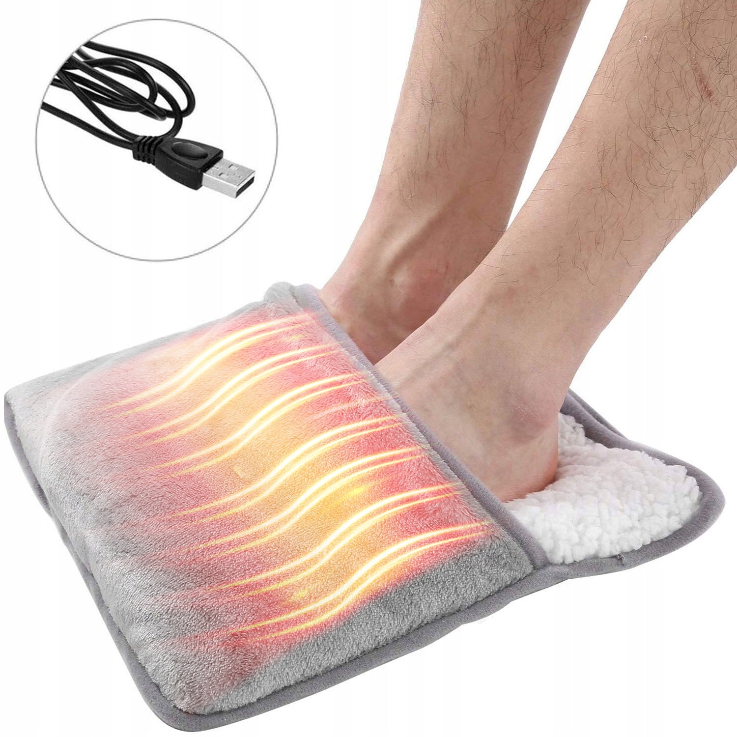 ELECTRIC FOOT WARMER USB HEATER MAT HEATED BLANKET